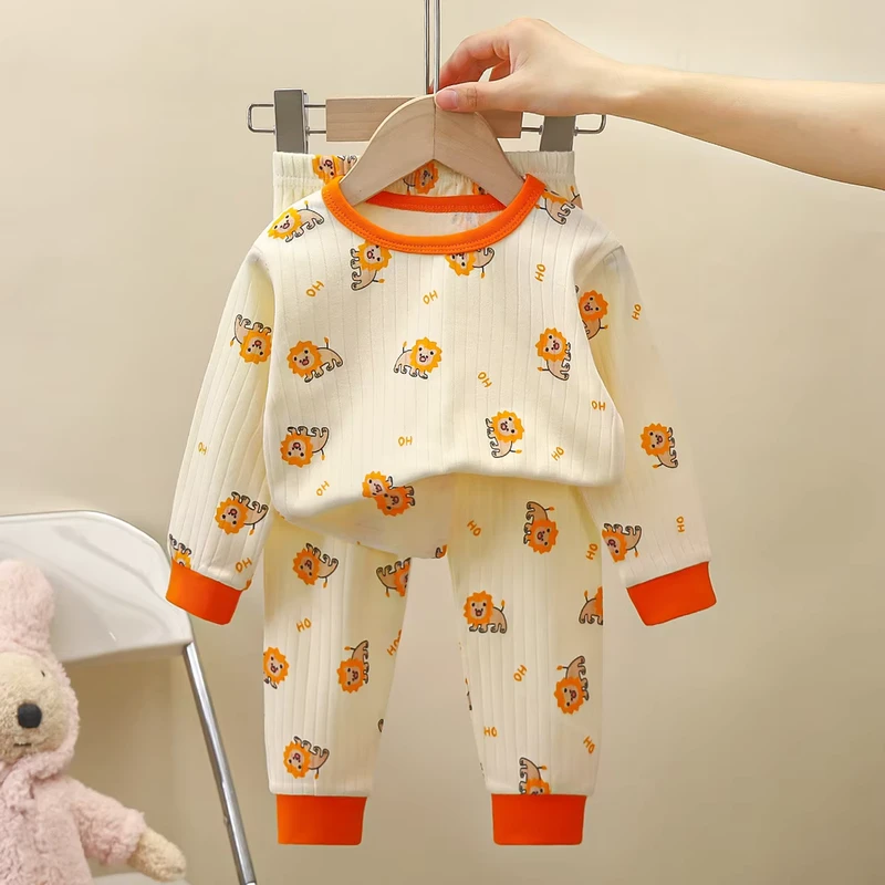 CHINEE Cotton Kids Pajama Set Children Boys Girls Pajamas Children Clothes Toddler Clothing Cartoon Baby Pajamas Set