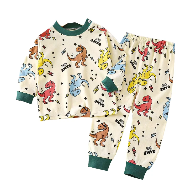 CHINEE Cotton New Design Baby 2 Pieces Clothes Sets Cotton Comfortable Kids Sleepwear Baby Pajamas
