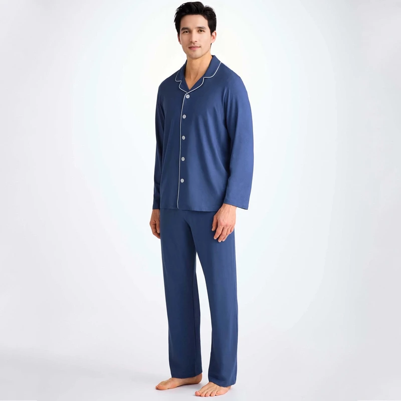 CHINEE Cotton Velour Sleepwear Pajamas Shorts Set for Men OEM Logo Multi Color Men's Satin Pajama Sets
