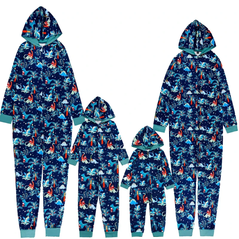CHINEE Cotton matching family christmas pajamas parent child suit sleepwear