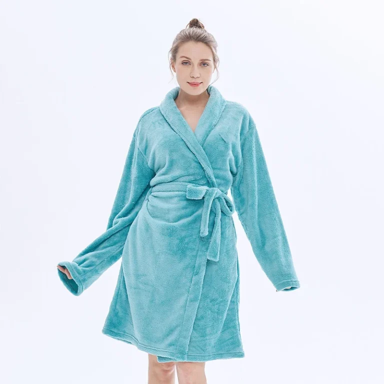 CHINEE-Cozy-Comfort-Warm-Luxury-Europe-Elegant-Bathrobe-Oversize-Thick-Plush-Smooth-Flannel-Fleece-Women-Adults-Long-ODM