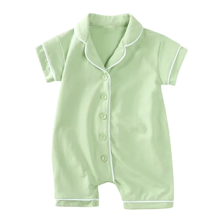 CHINEE-Custom-100-Organic-Cotton-Baby-Sleepwear-Super-Soft-Baby-Pajamas-Comfortable-Short-Sleeve-Homewear-for-Baby-and-Kids-1