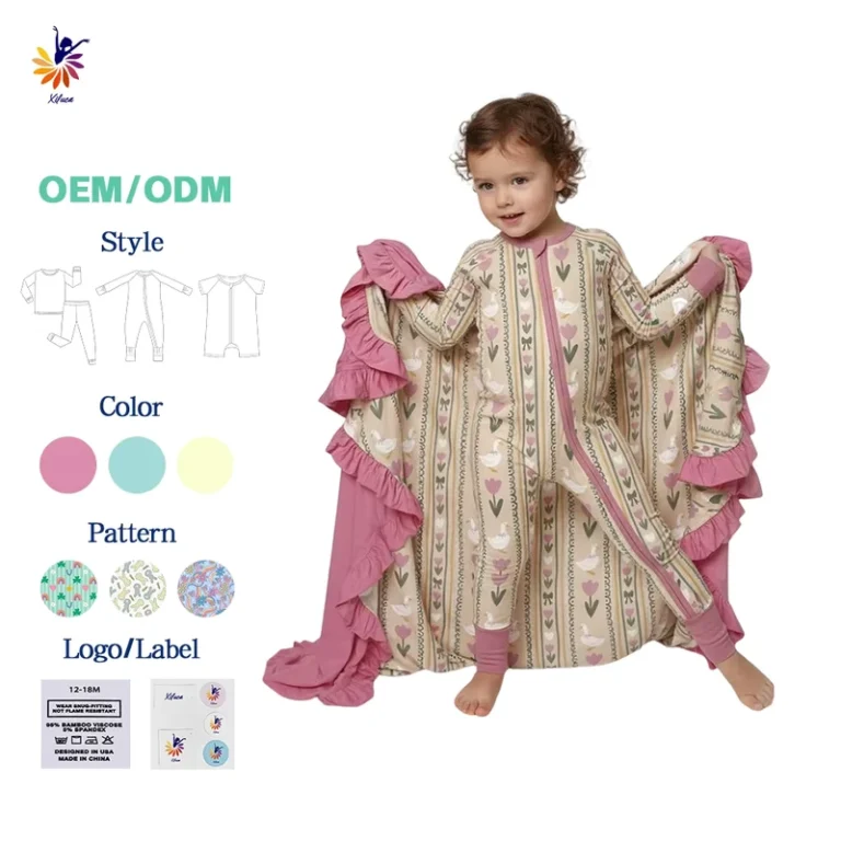 CHINEE-Custom-95-Bamboo-Viscose-Newborn-Baby-Romper-Jumpsuit-Sleeper-Wear-Bamboo-Pajamas-CPC-Baby-Pajamas