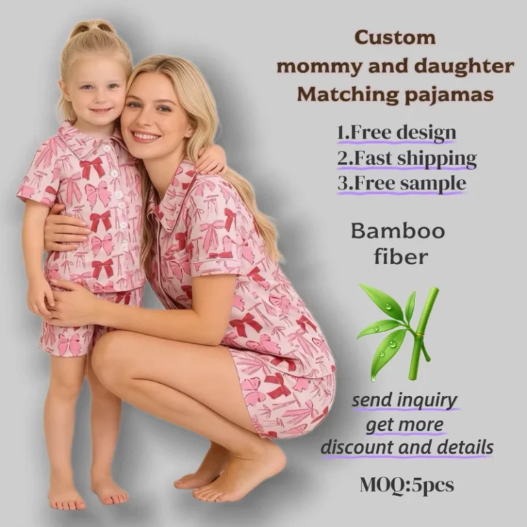 CHINEE-Custom-Adorable-Mommy-and-Me-Matching-Design-Perfect-Family-Matching-Pyjamas-Mommy-and-Me-Onesie-Pajamas