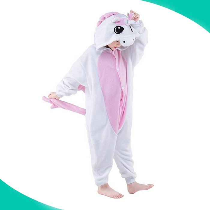 CHINEE Custom Animal Hooded Giraffe Pajamas Sets Funny Winter Warm Pajamas Costume for Kids