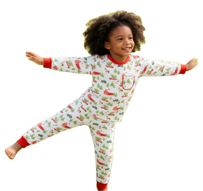 CHINEE Custom Baby Girls Pajamas Toddler Girls Sleepwears Set Newborn Pajamas Design Autumn Pjs Set