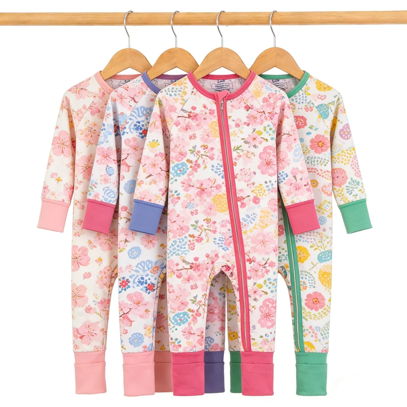 CHINEE Custom Baby Luxury Zippy Romper Kids Pajama Night Collection ODM Manufacturer Direct Fast Delivery Sleepwear