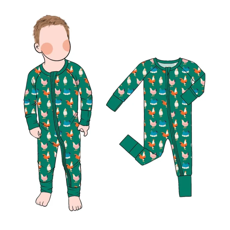 CHINEE-Custom-Baby-Romper-Baby-Romper-Jumpsuit-Bodysuit-Long-Sleeves-Zippy-Sleepwear-for-Kids-Baby-Children-Pajamas