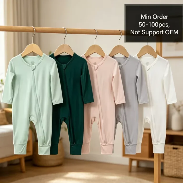 CHINEE-Custom-Baby-Sleepwear-Clothing-100-Organic-Cotton-Onesie-Rompers-Clothes-Toddler-Kid-Pajamas