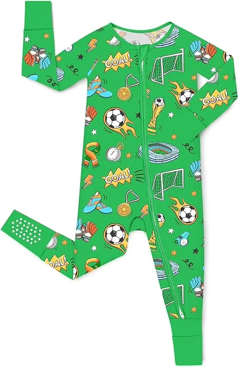 CHINEE-Custom-Bamboo-Baby-Footed-Romper-Pajama-Zipper-Pajamas-for-Baby-Boys-Girls-Sleepwear