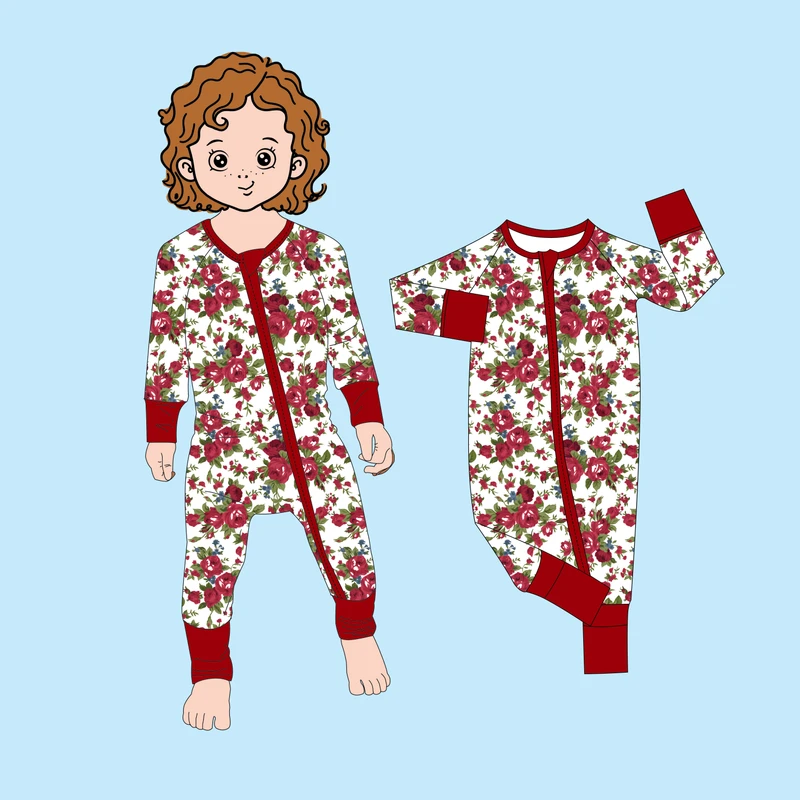 CHINEE Custom Bamboo Baby Pajamas Toddler Kid Rompers Onesies Sleepsuit Newborn Clothes ODM Clothes