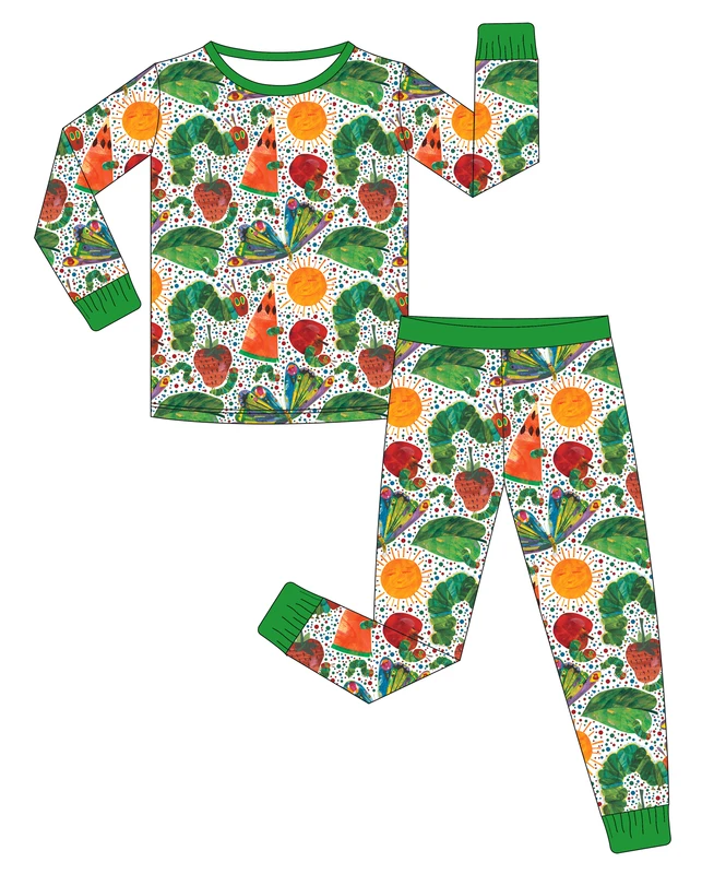 CHINEE Custom Bamboo Toddler Pajamas Print Two Piece Lounge Set Kids Soft Toddler Pyjamas Eco friendly Children Loungewear