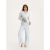 CHINEE Custom Breathable Knitted Women's Lightweight Sleepwear Cotton Sleepwear Women Tencel Modal Pajama Set Vietnam