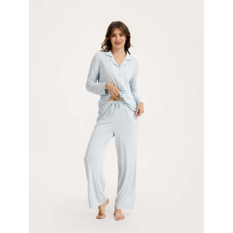 CHINEE Custom Breathable Knitted Women's Lightweight Sleepwear Cotton Sleepwear Women Tencel Modal Pajama Set Vietnam