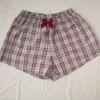 CHINEE Custom Christmas Pyjamas Print Sleep Short Flannel Pajamas Womens Summer Sleep Boxer Shorts