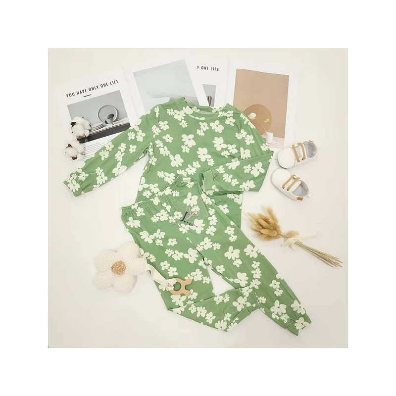 CHINEE Custom Cotton Pajama Set for Girls Kids Sleeping Clothes Baby Underwear