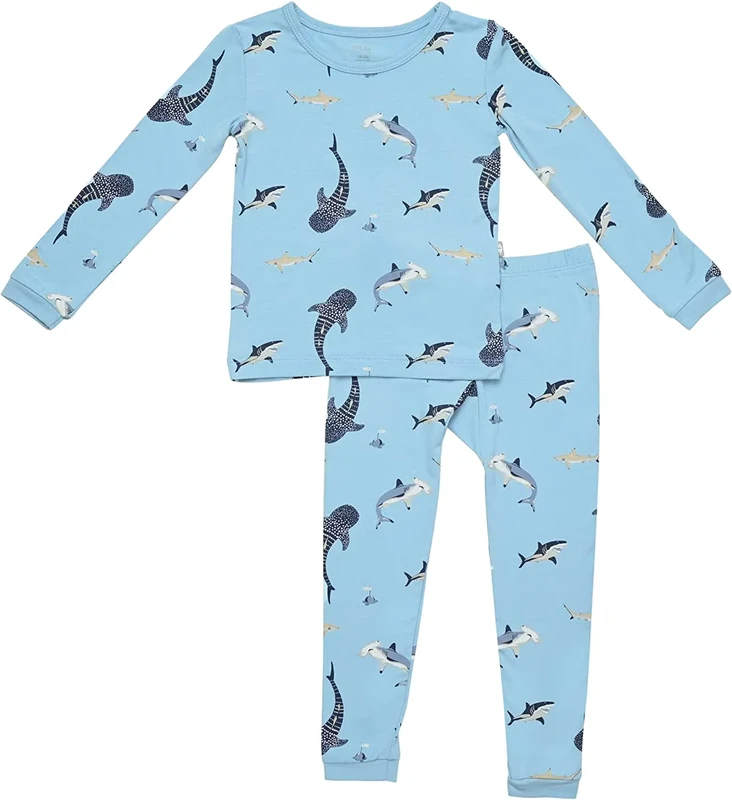 CHINEE Custom Design Cotton Baby Sleepwear Newborn Kids Pyjamas Soft Breathable Long Sleeve Bamboo Baby Clothes Pajamas Set