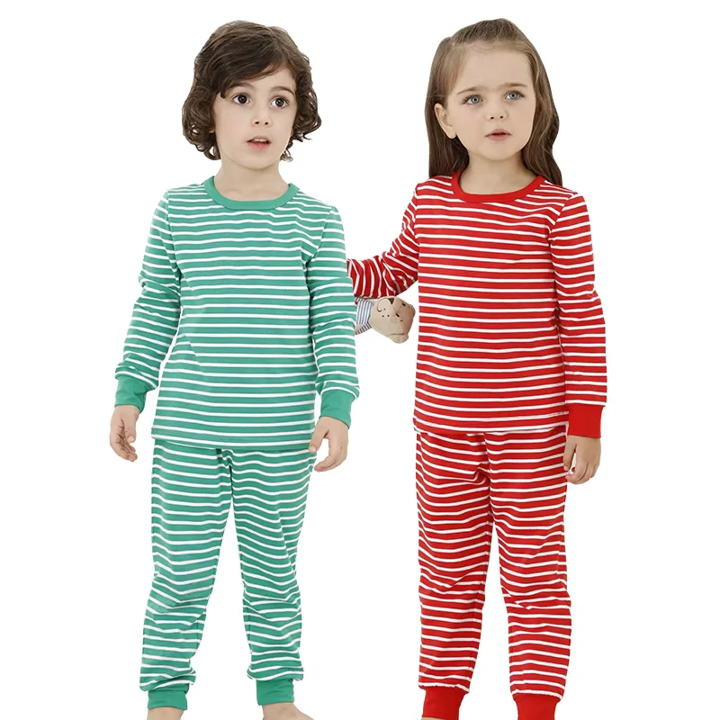 CHINEE Custom Design Winter Baby Sleepwear Clothing Kids Pajamas Sets Soft Knitted Children Pajamas