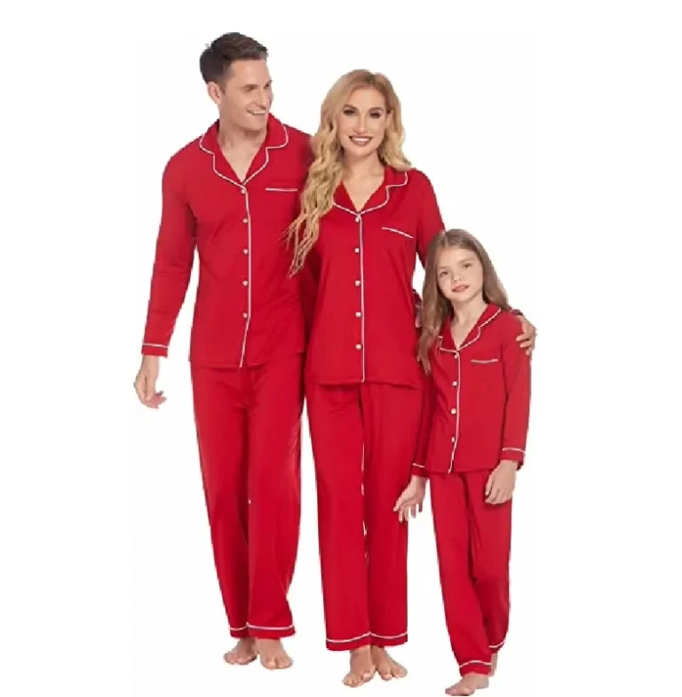 CHINEE-Custom-Family-Pajamas-Cotton-Matching-Pajama-Set-OEM-Designer-Clothes-Pajama-Sets