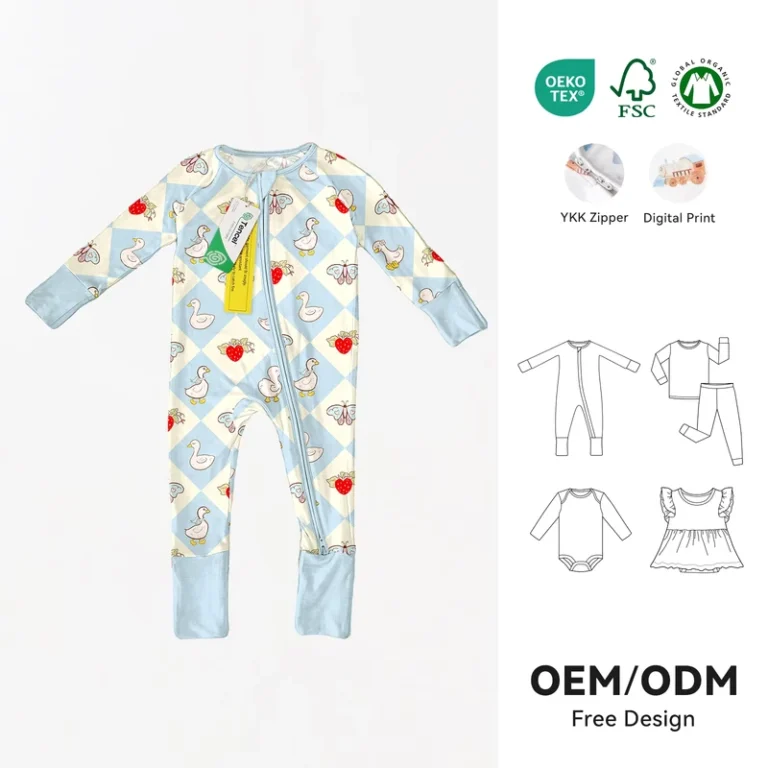 CHINEE-Custom-Logo-Newborn-Baby-Bamboo-Pajamas-Toddler-Boy-Printing-YKK-Zipper-Bodysuit-Infant-Girls-Bamboo-Sleeper