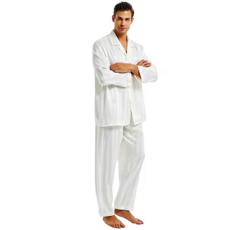 CHINEE-Custom-Luxury-Satin-Silk-Men-Pajamas-Sets-Pants-Tops-2pcs-Pyjamas-Suits-for-Adults-Long-Sleeves-Solid-Satin-Mens
