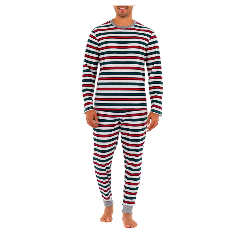 CHINEE Custom Made 100% Cotton Thermal Breathable Pajama Set for Men Casual Style Plus Size Option Nightwear From Bangladesh