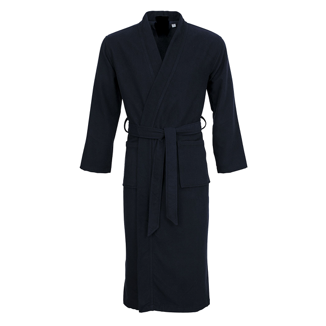 CHINEE Custom Men's Flannel Sleepwear Bathrobe Soft Durable Slim Fit Long Sleeve Pockets Available in All Sizes