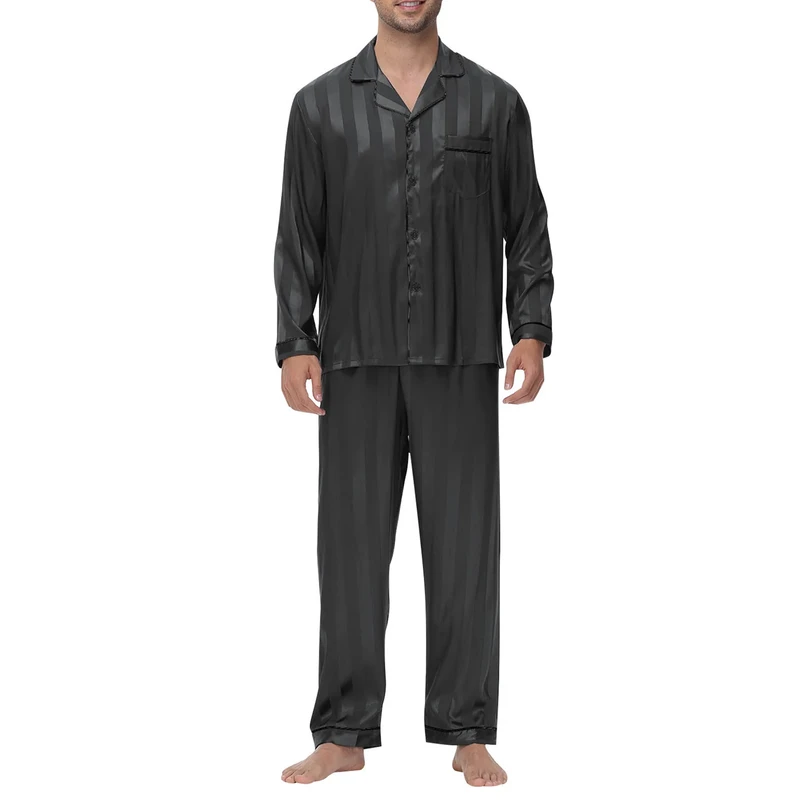 CHINEE Custom Men's Luxury Summer Loungewear Pajama Set Soft Terry Sleepwear Nightwear Thermal Plus Size Trousers Shirt Breathable