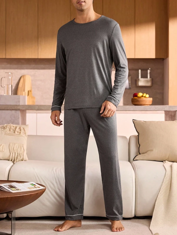 CHINEE Custom Men's XL 2 Piece All Season Wear Breathable Adult Men'S Pajamas