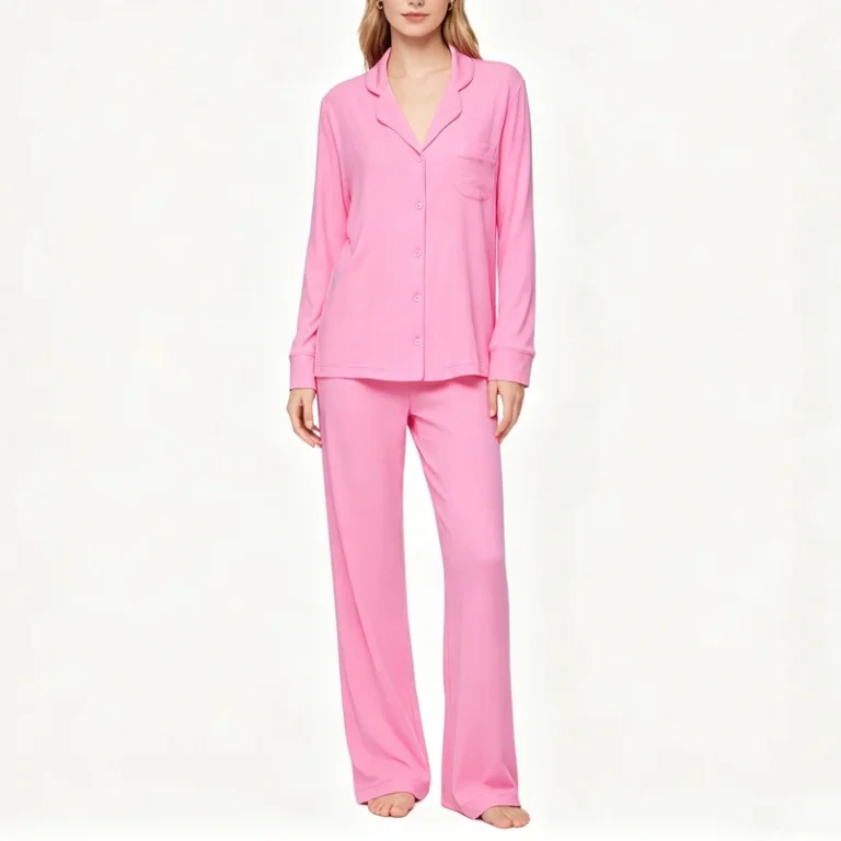 CHINEE Custom Modal Women's Night Suit Women's Long Sleeve Pajamas 2pcs Set Breathable Loungewear Nightgown Pyjama Sets Lady Sleepwear