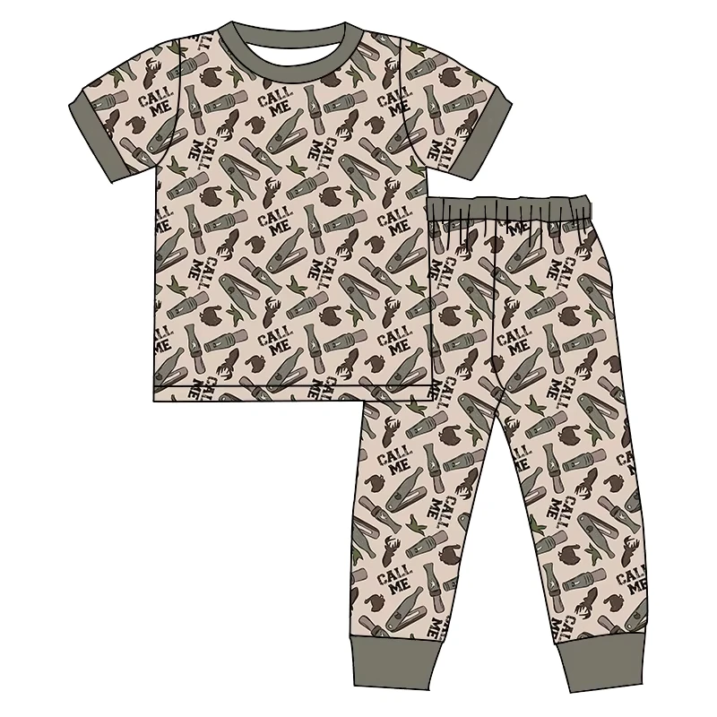 CHINEE Custom Newborn Baby Girl Boy Bamboo Viscose Pajamas Family Sleeper Infant Kids Clothing 2 Piece Pjs Outfits