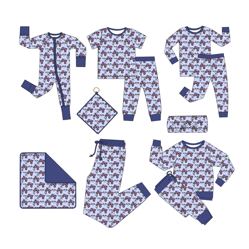 CHINEE Custom Pajamas Kids Toddler Super Soft Pajamas Set Cozy Kids Clothing Bamboo Kids Pajamas