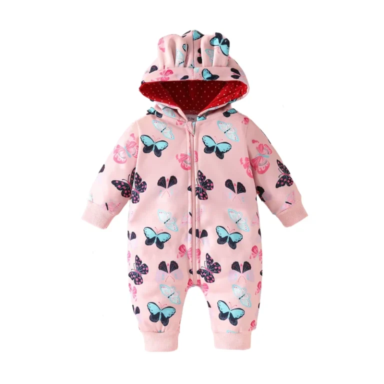 CHINEE-Custom-Print-Baby-Infant-Cotton-Rompers-Hooded-Clothes-Toddler-Kid-Pajamas-Sleepwear-Outwear-Clothing-for-Baby