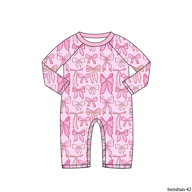 CHINEE Custom Print Bamboo Baby Clothes Pajamas Bamboo Baby Zipper Footed Sleeper Romper Clothes Toddler Kid Bamboo Baby Pajama