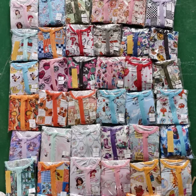 CHINEE-Custom-Print-Bamboo-Pajama-Baby-Zippy-Romper-Long-Sleeve-Baby-Pajamas-Kids-Infant-Clothes