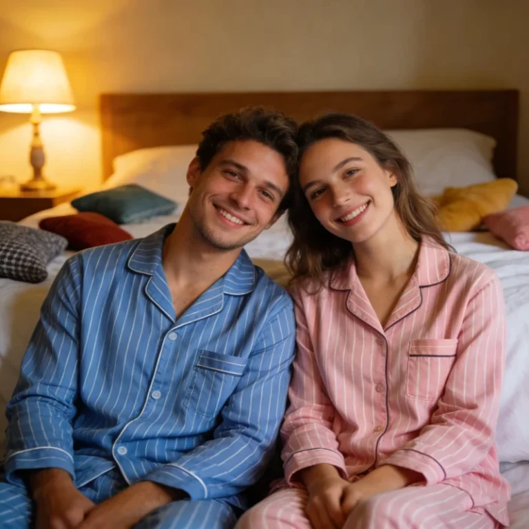 CHINEE-Custom-Printed-Long-Sleeve-Pajama-Sets-Soft-Bamboo-Family-Sleepwear-Set-Couple-Matching-Sleepwear