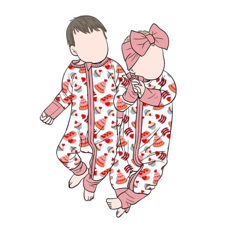 CHINEE-Custom-Skin-friendly-Sleepwear-Pajamas-Zippy-Romper-Printed-Bodysuit-Breathable-Friendly-Jumpsuit-Kids-Baby-Romper-1