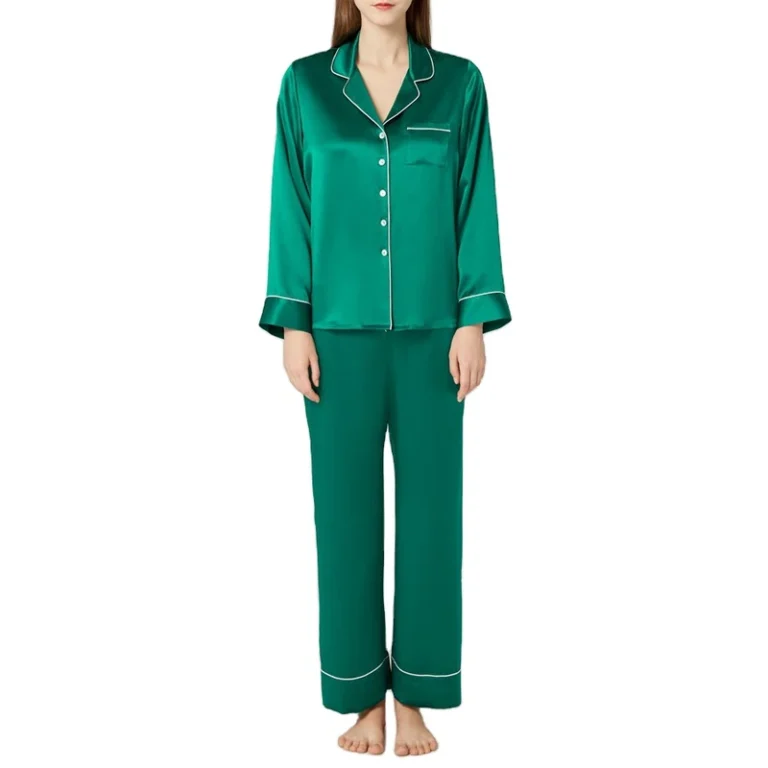 CHINEE Custom Women Night Clothes Sexy Sleepwear Satin Silk Nightclothes Women's Pajama Set