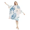 CHINEE Custom Women's Nightshirts and Sleep Tees Plus Size Modal Short Sleeve Light Knitted Dress with Hat Cool Nightdress