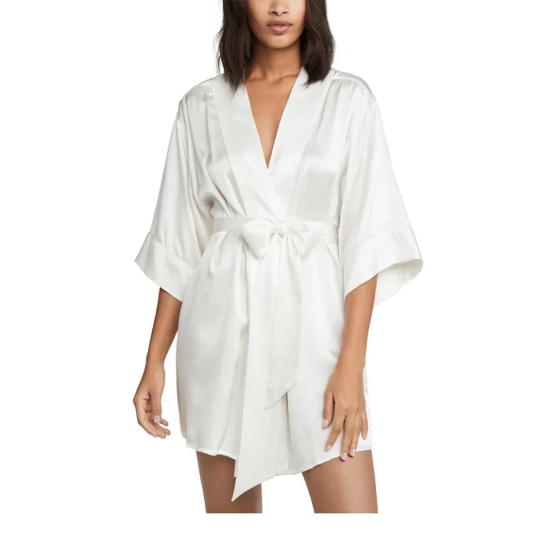 CHINEE-Custom-Womens-Satin-Kimono-Robe-Plus-Size-Nightgowns-Plain-Printing-American-Solid-Sleepwear-Pajamas-Summer-Spring