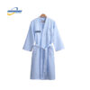 CHINEE Customizable Unisex Bathrobe Cut Pile Soft 100% Cotton Luxury Bath Robe