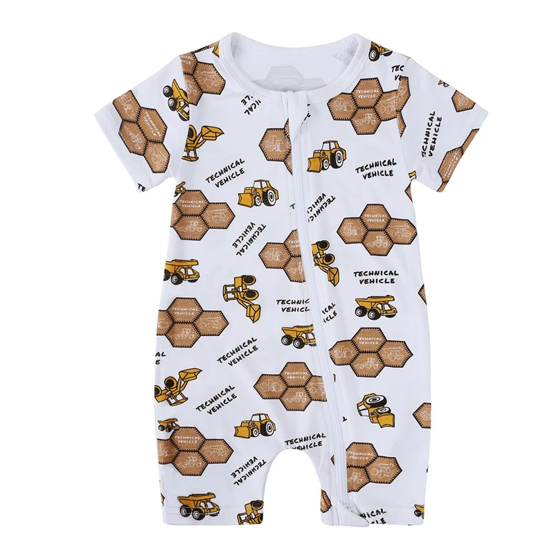 CHINEE Customized 95% Bamboo Viscose Fiber Neutral Baby Infant Toddler Romper Onesie Pajama Kid Jumpsuit Clothing Sleepwear for Toddler