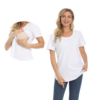 CHINEE Customized Bamboo Mama Invisible Breastfeeding Tops Nursing Loungewear Pregnant Pajama Women Maternity Pyjamas