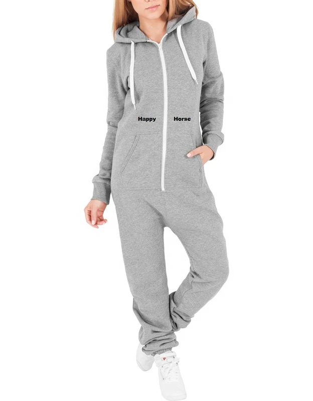 CHINEE Customized Jumpsuits One Piece Adult Onesie Fleece Pajamas for Women Women's Sleepwear Ladies Sleepwear Home Wear Winter Hooded