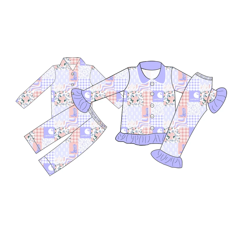 CHINEE Customized Pajama Set Bamboo Pajama Set for Boys and Girls Kids Pajamas Romper All Kinds of Printing Children's Clothing