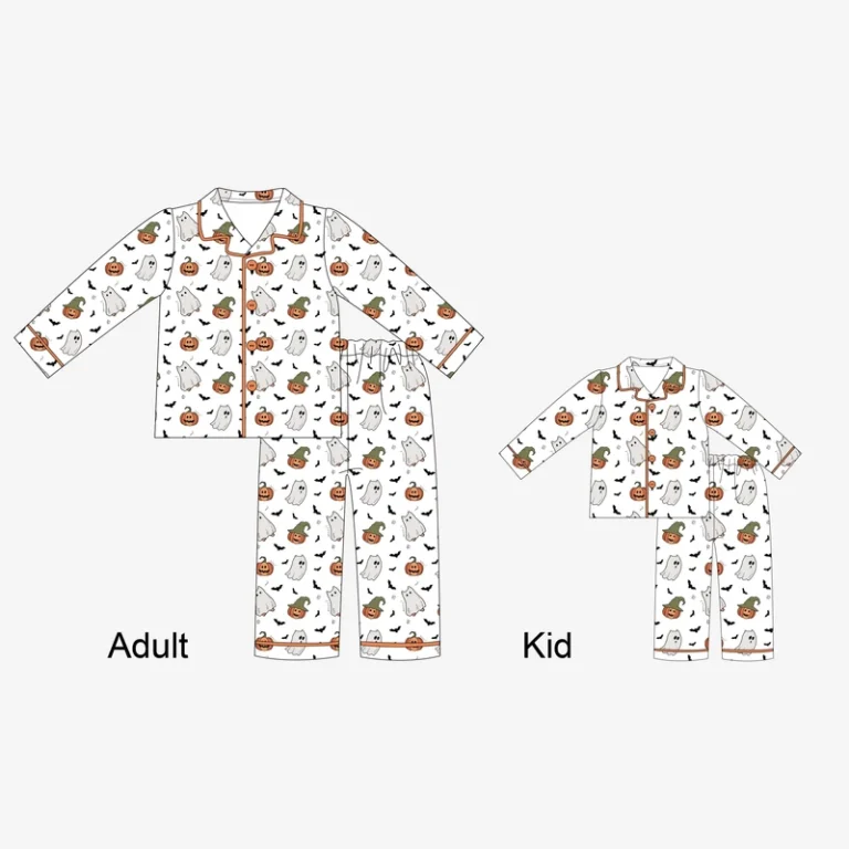 CHINEE-Customized-Printed-Bamboo-Mommy-and-Me-Family-Matching-Outfits-2pcs-Pajamas-Set-for-Kids-Women-Family