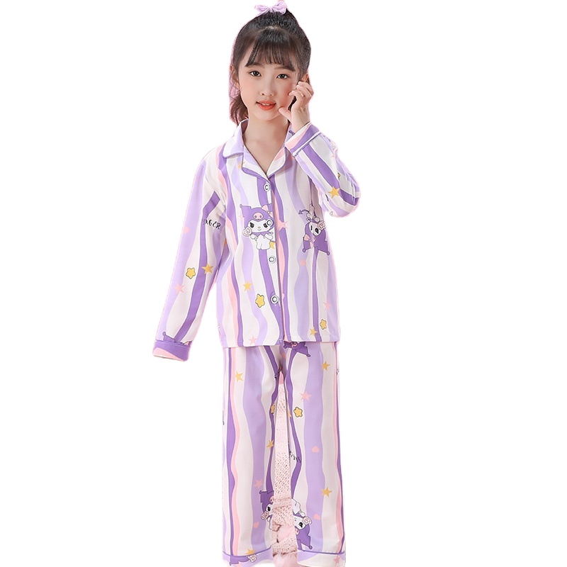 CHINEE Cute Cartoon Children Pajamas Set High Quality Long Sleeve Home Breathable Printed 100% Polyester ZENRICK All Season Fujian Made