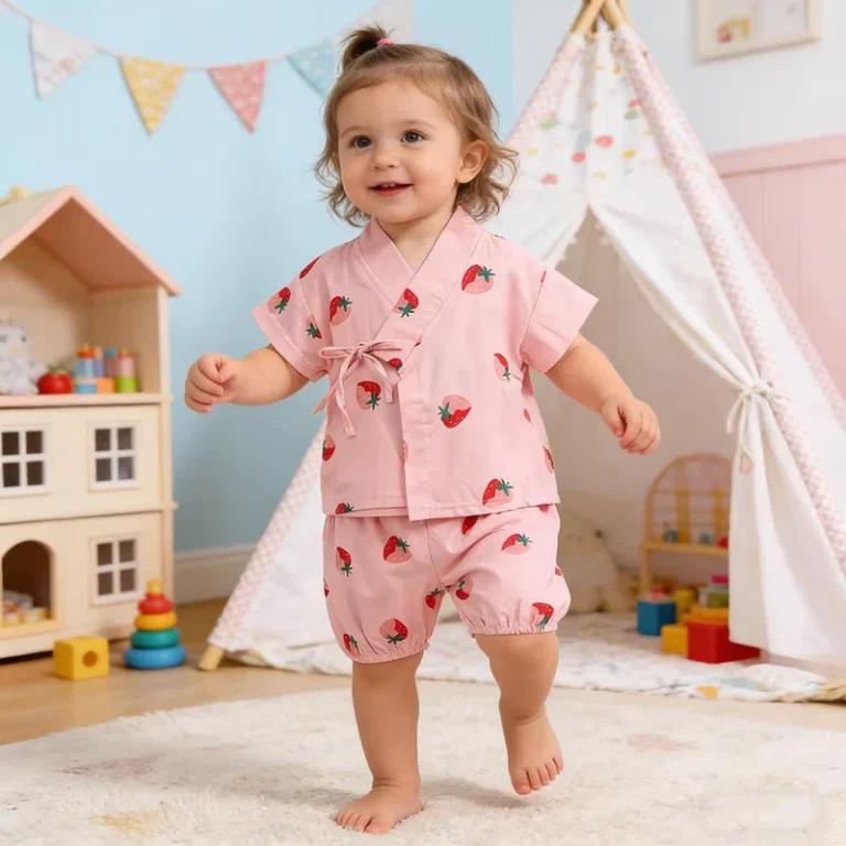 CHINEE-Cute-Newborn-Baby-Girl-Clothing-With-Strawberry-Print-2-Pieces-Baby-Pajama-Set-Cotton-Sleepwear-Summer-Toddler-Girls-Clothes-Set