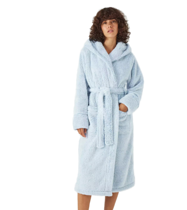 CHINEE DDP Women's Casual Long Plush Flannel Robes Fleece Hooded Bathrobe Pajamas and Bathrobes ODM Supply