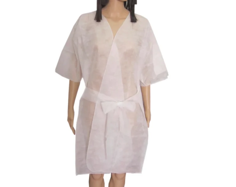 CHINEE-Disposable-Isolation-PP-OEM-Design-Soft-Comfortable-Sauna-Bathrobe-Non-Woven-Disposable-Kimono-Custom-Spa-Robe-Kimono-Dressing